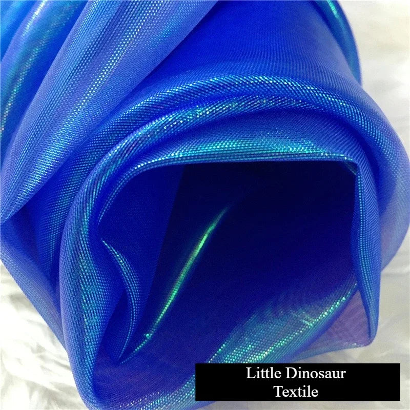 شبكة سيمفونية مشفرة، خيوط زجاجية، نسيج مسطح ملون، خيوط حرير لامعة، ملابس، ديكورات زفاف، ملابس أطفال، قماش زفاف