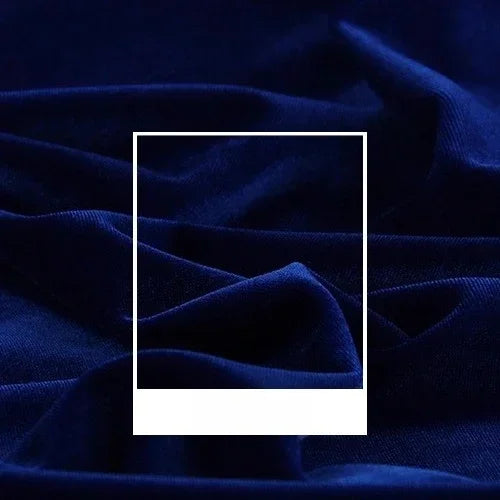 High Quality Velvet Solid Color Elastic Fabric - Luxurious Material 150cm
