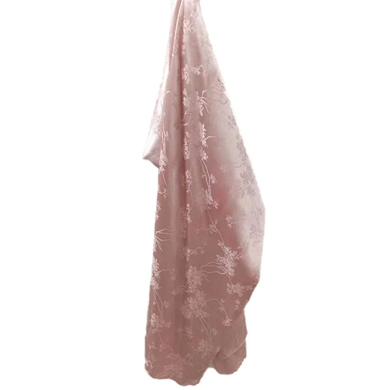 قماش ساتان أسيتات مقلد ناعم من الجاكار - خامة فاخرة، 145 سم