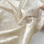 قماش مخملي ذهبي ماسي - مادة مرنة وناعمة 160 سم