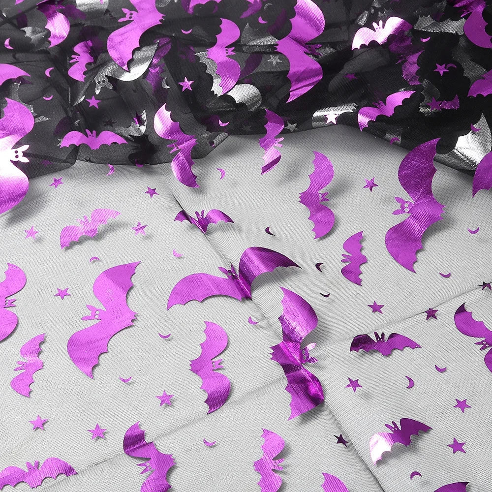 ديكور مشهد شبكة العنكبوت العابر للحدود في الهالوين، خلفية لعبة من القماش الشبكي، زي أداء يدوي الصنع، نسيج فريد من نوعه