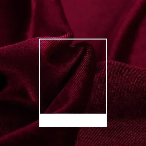 High Quality Velvet Solid Color Elastic Fabric - Luxurious Material 150cm