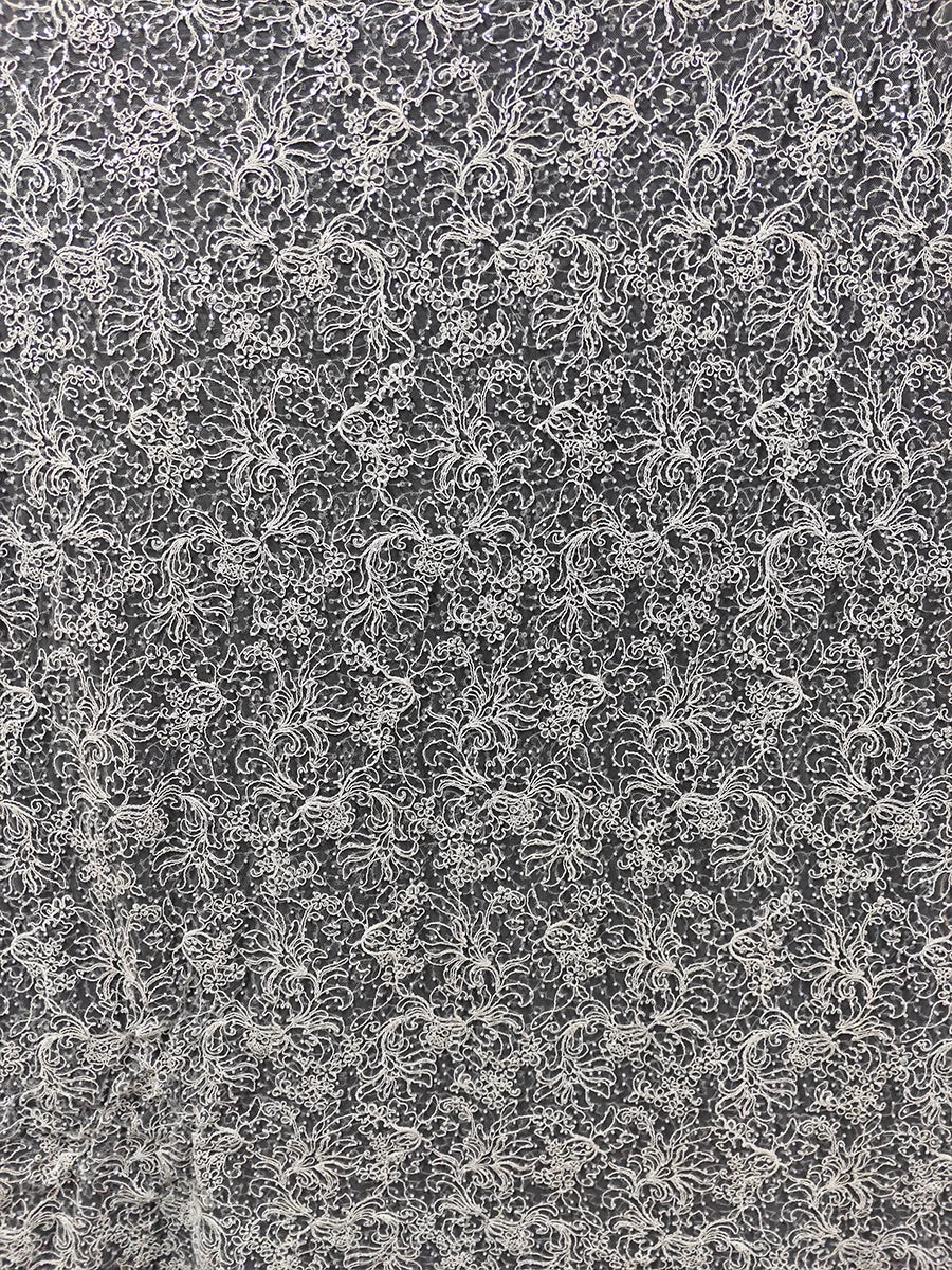 New sequin embroidery lace fabric sewing wedding dress cheongsam dress decoration DIY handmade fabric