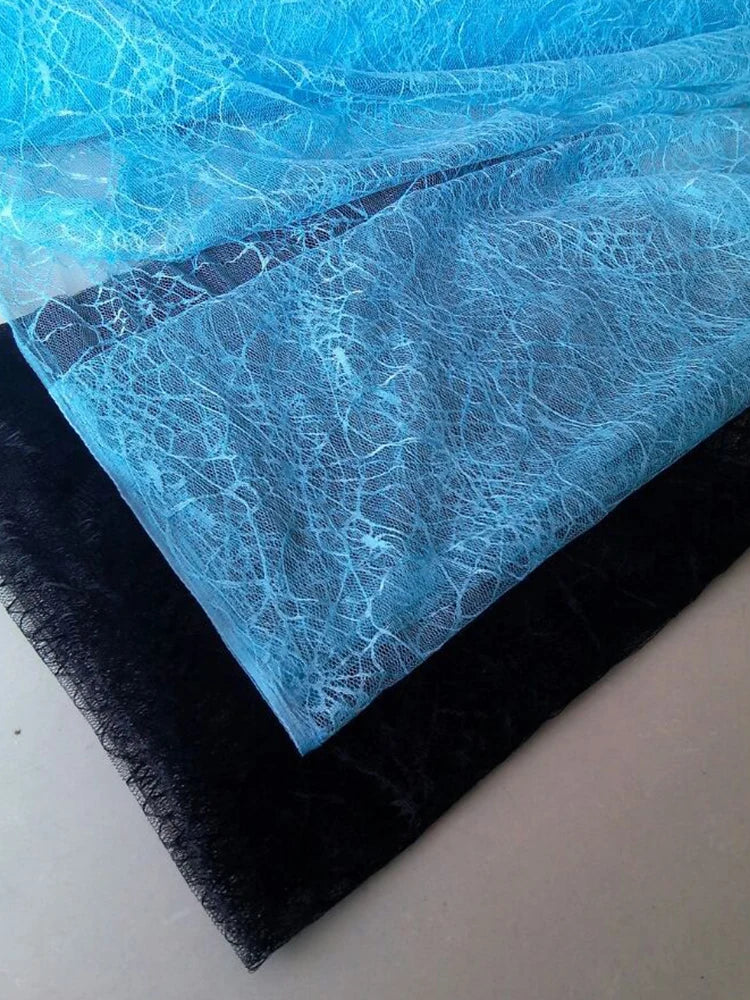 قناع عيد الميلاد من نسيج شبكي ناعم من العنكبوت الأسود، غطاء رأس شبكي، قبعة، مادة للملابس والأزياء وتصميم الأزياء