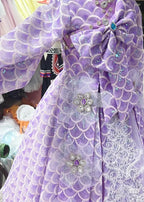 Iridescent Mermaid Sequin Mesh - Holographic Fish Scale Fantasy Fabric