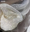 Bubble Dot Jacquard Organza - Textured for Bridal & Children's Wear