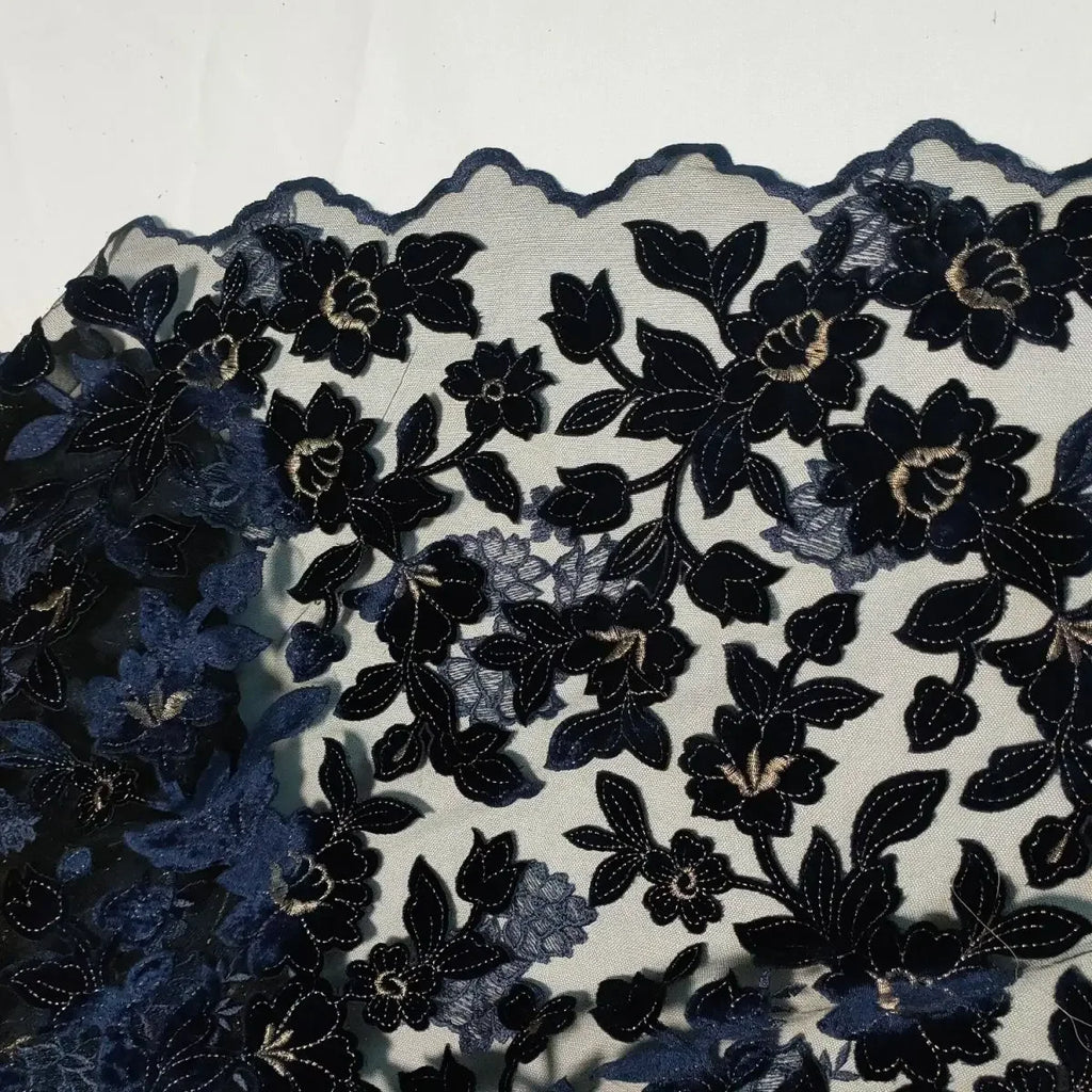 Summer new high-end embroidered sequin mesh fabric suitable for wedding dresses formal gowns and designer clothing fabrics