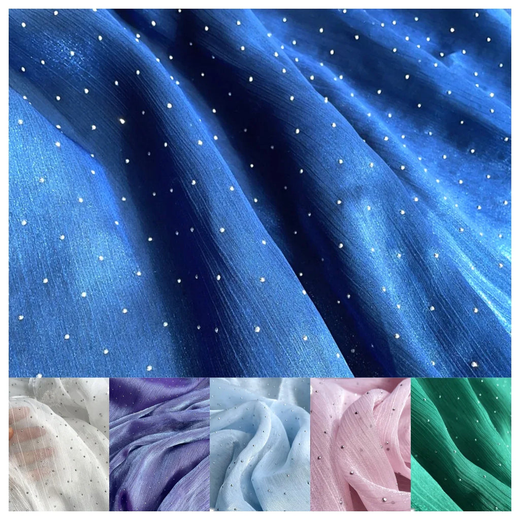 فستان زفاف نسائي مسائي بتصميم سماء مرصعة بالنجوم بتصميم زهرة جليدية من الساتان الأكثر مبيعًا