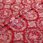 قماش جاكار بروكار أنيق - مادة بنمط تقليدي