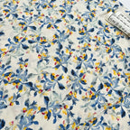 قماش قطني كتان مطبوع بنمط زهور فنية مرسومة بالزيت لخياطة غطاء الطاولة والستائر والديكور الداخلي