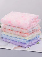 3D Heart Sequin Embroidered Tulle - Charming for Evening Gown & Stage Costume