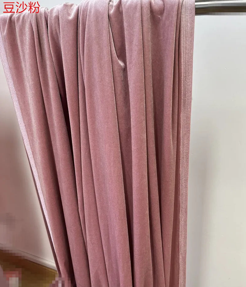 قماش مخملي عالي الجودة، قماش مخملي أحمر غامق، فساتين سهرة دافئة، ديكورات خلفية للمهرجانات، قماش ستائر