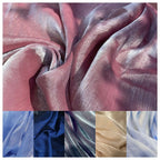 قماش التول اللامع - شبكة شفافة لامعة لفساتين الحفلات وديكورات المناسبات