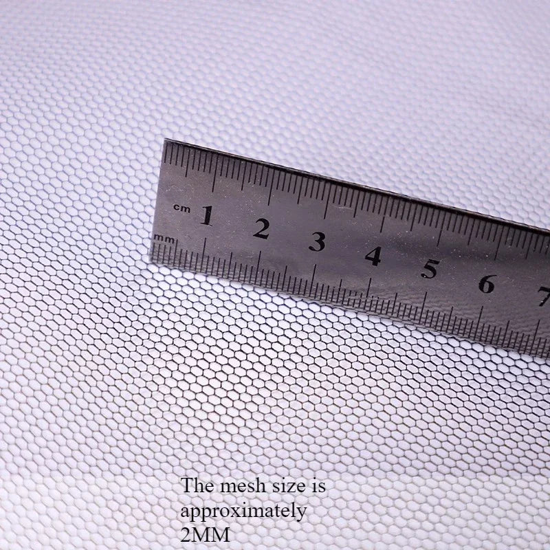 Solid Color Hard Mesh Fabric Sewing Wedding Dress Evening Gown Fluffy Skirt Skirt Support Hexagonal Mesh Fabrics For Sewing