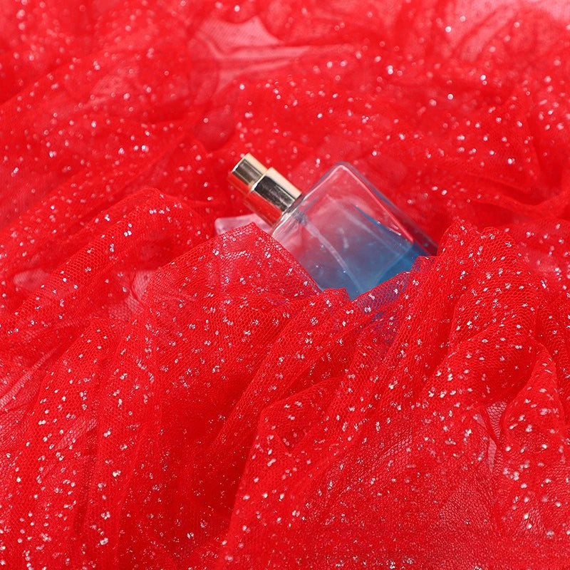 Tejido de red Yindianpin adecuado para vestidos, vestidos de novia y otras prendas, así como para proyectos de bricolaje.