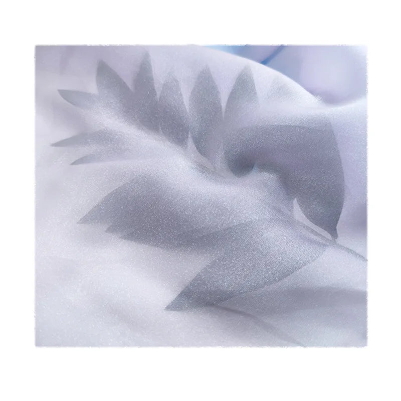 Hilo Eugen Encrypt, gasa semitransparente, gasa, hilo Yangzhou, hilo de vidrio, hilo de boda, falda, tela para camisa de mujer