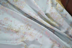 Pink Gold Embossed Elegant Girly Dress Fabric Slightly Elastic Jacquard for Women's Coat Home Decoration Bouquet 1 Meter