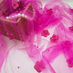 Handmade 3D Flower Bead Mesh - Wedding Stage & Women's Accessories