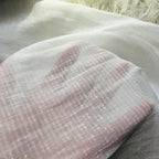 Star Jacquard Crinkle Organza - Shimmering Fabric for Women & Children