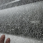 Tela de malla irregular para decoración de faldas, vestido de novia, escenario, bricolaje, color blanco brillante