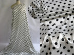 Polka Dot Printed Satin - Smooth for Dresses & Accessories — fabric photo 4