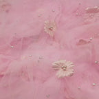 Handmade 3D Flower Bead Mesh - Wedding Stage & Women's Accessories