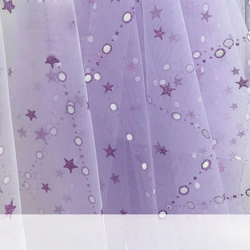 Star Net Chiffon Fabric Suitable For Fairy Dresses Chiffon Skirts Headwear Children's Clothing And Packaging