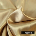 Thick Shiny Crystal Satin Fabric - Solid Color Dress Curtain Material