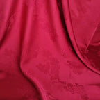 Imitación de tejido de satén jacquard suave de alta calidad hecho de ácido acético adecuado para vestidos de novia, vestidos formales, etc.