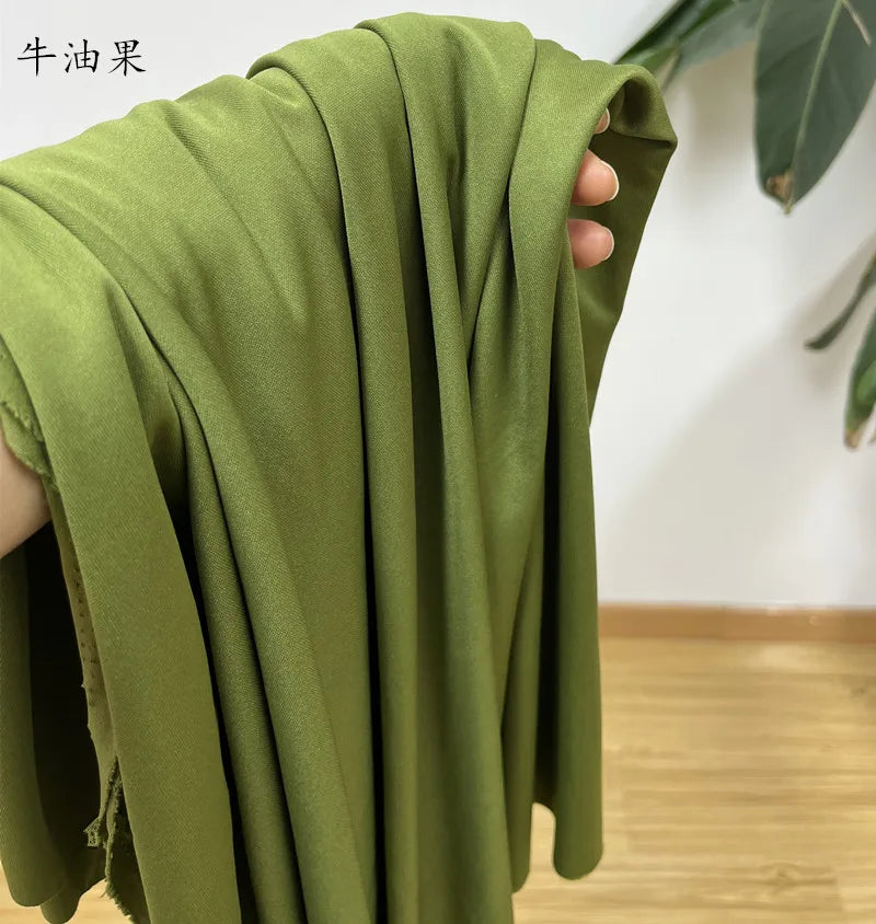 Orange Yellow Gold Coffee Milk Silk Stretch Fabric Roll Width 150cm for Wedding Home Decor Backdrop Drape Goblet Garment