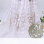 Gel Paste Print Soft Mesh - Chiffon Dress & Stage Costume Fabric - fabric photo 1