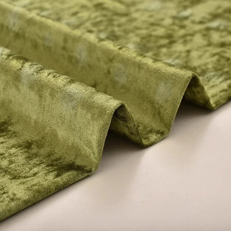 Thick Ice Flower Velvet Fabric - Soft Upholstery Material 150cm