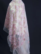 Flower Lace Organza - Elegant for Wedding Decoration & Veil