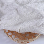 قماش جاكار ثلاثي الأبعاد على شكل زهرة فقاعية رباعية الجوانب مناسب لفساتين الزفاف والفساتين الرسمية وعناصر أزياء لوليتا