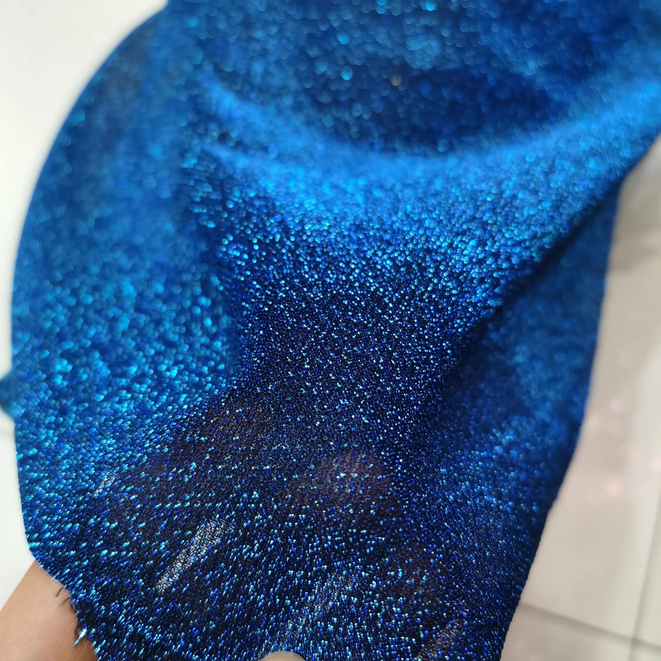 Gold And Silver Silk Fabric, Elastic And Soft, Colorful Mesh, DIY Handicraft Background, Stage Clothing, Wedding Decoration