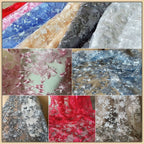 High-quality shiny silk embroidered lace trim fabric for ethnic dress wedding gown dress and DIY handcrafted sewing projects