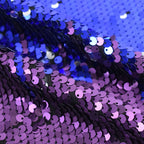 Reversible Folded Sequin Fabric - 5mm for Evening Gowns & Stage Décor - fabric photo 3