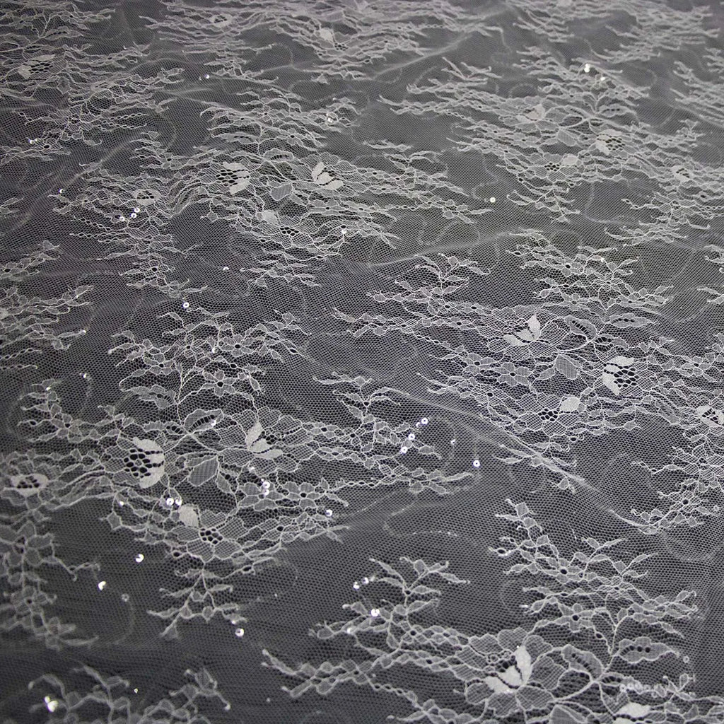 White Lace Mesh - Elegant for Wedding Veils & Table Decorations