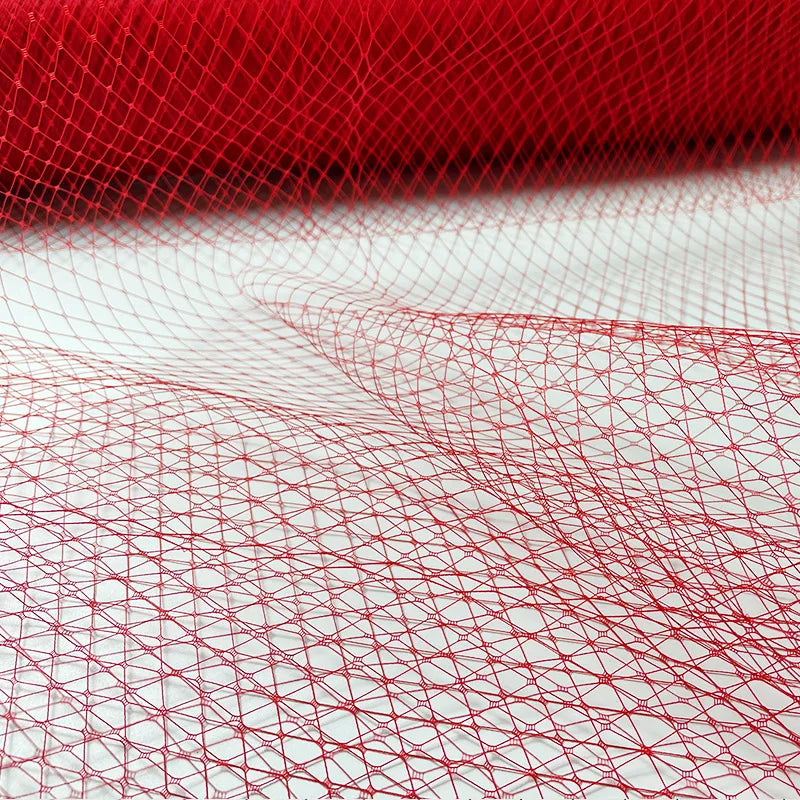 صنع يدوي من نسيج شبكي صلب على شكل ماسة، عصابة رأس مجوفة ذات عيون كبيرة، قبعة علوية، خيوط، تصميم ملابس مصنوع يدويًا