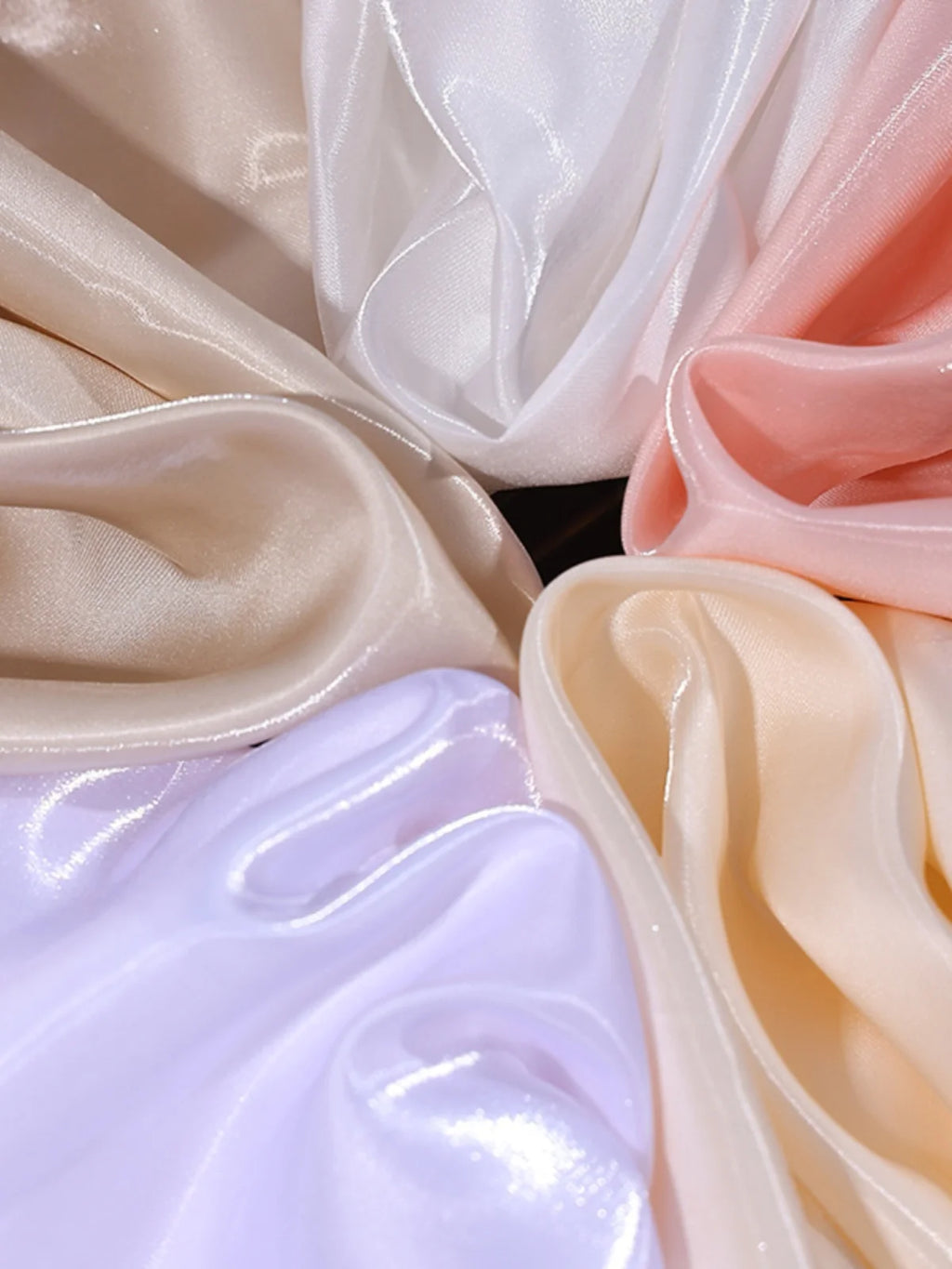 قماش ساتان مائي سائل، حرير كريستالي سميك، ساتان طبيعي عاكس، فستان زفاف، خلفية زخرفية، ملابس مصممة 