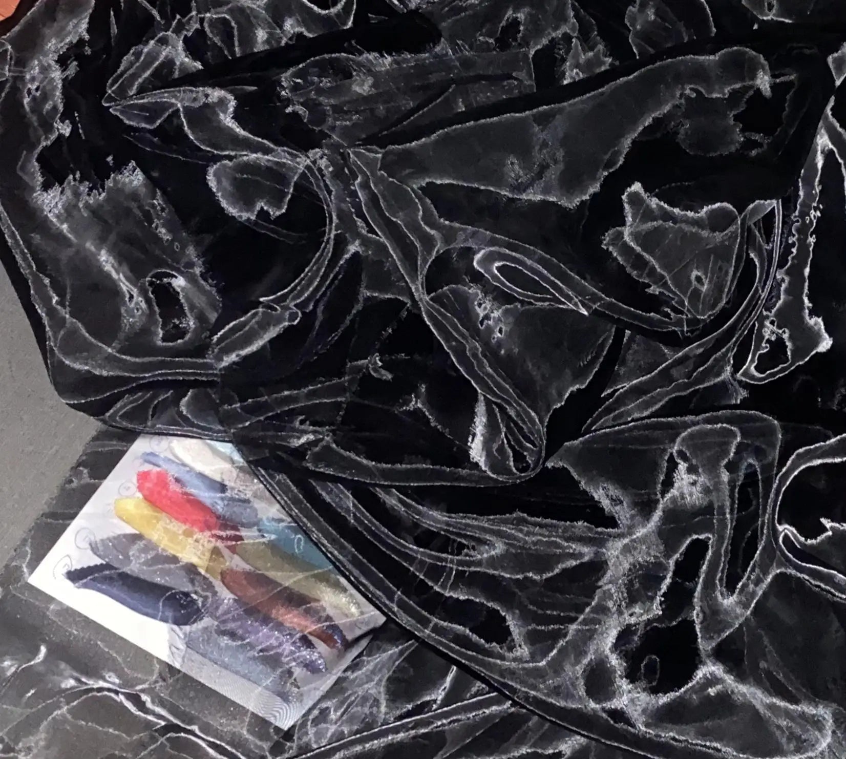 Vestido de hilo ligero de malla suave con agua líquida, tela Hanfu Super Fairy DIY, diseño de perspectiva de hilo fluido para boda