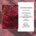 Rose Jacquard Fabric - Elegant Textured for Suiting & Evening Wear