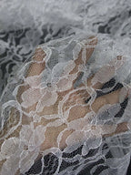 قماش دانتيل شبكي أبيض ناعم جديد لتصوير حفلات الزفاف، مفرش طاولة، ملابس أريكة، قماش ستائر