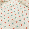 Heart Pattern Bubble Fabric - Soft Textured for Baby Clothes & Children's Dress