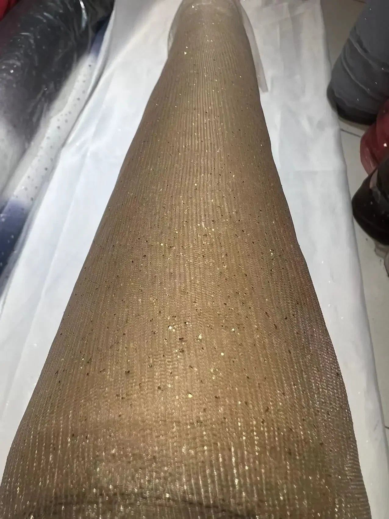 Solid Color Soft Mesh Powder Spraying Gold Sewing Headband Fluffy Skirt Evening Dress DIY Scene Decoration Mesh