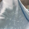 Soft Satin Jacquard Fabric - Smooth for Bridal & Evening Gowns