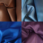 قماش ساتان ميكادو ثقيل - مادة فستان زفاف منظم بعرض 150 سم