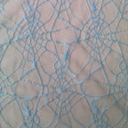 قناع عيد الميلاد من نسيج شبكي ناعم من العنكبوت الأسود، غطاء رأس شبكي، قبعة، مادة للملابس والأزياء وتصميم الأزياء