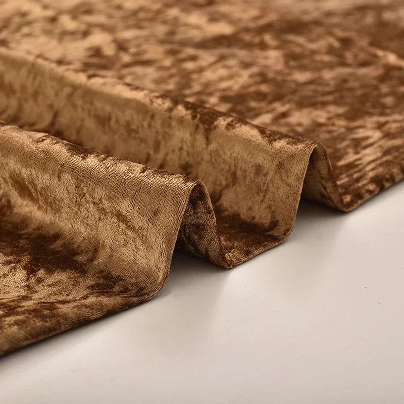 Thick Ice Flower Velvet Fabric - Soft Upholstery Material 150cm