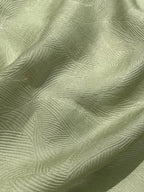 Pearl Leaf Jacquard Fabric - Vintage Textured for Dresses & Décor
